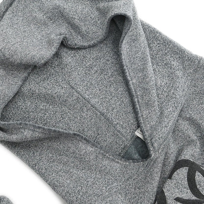 Chanel Long Sleeve Top Sweater Gray