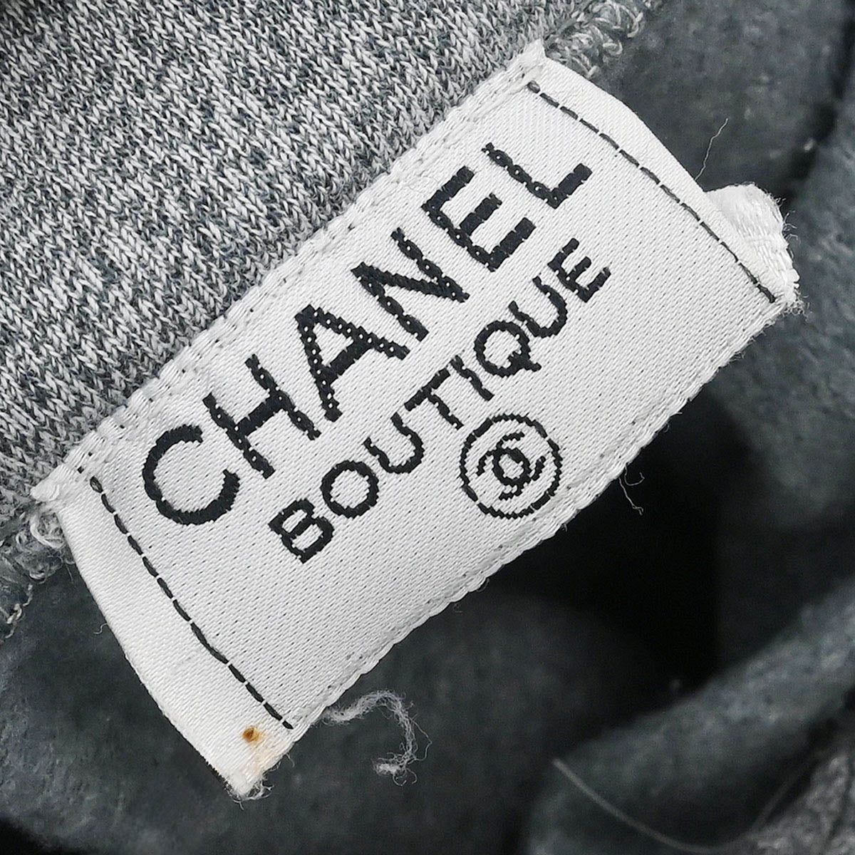 Chanel Long Sleeve Top Sweater Gray