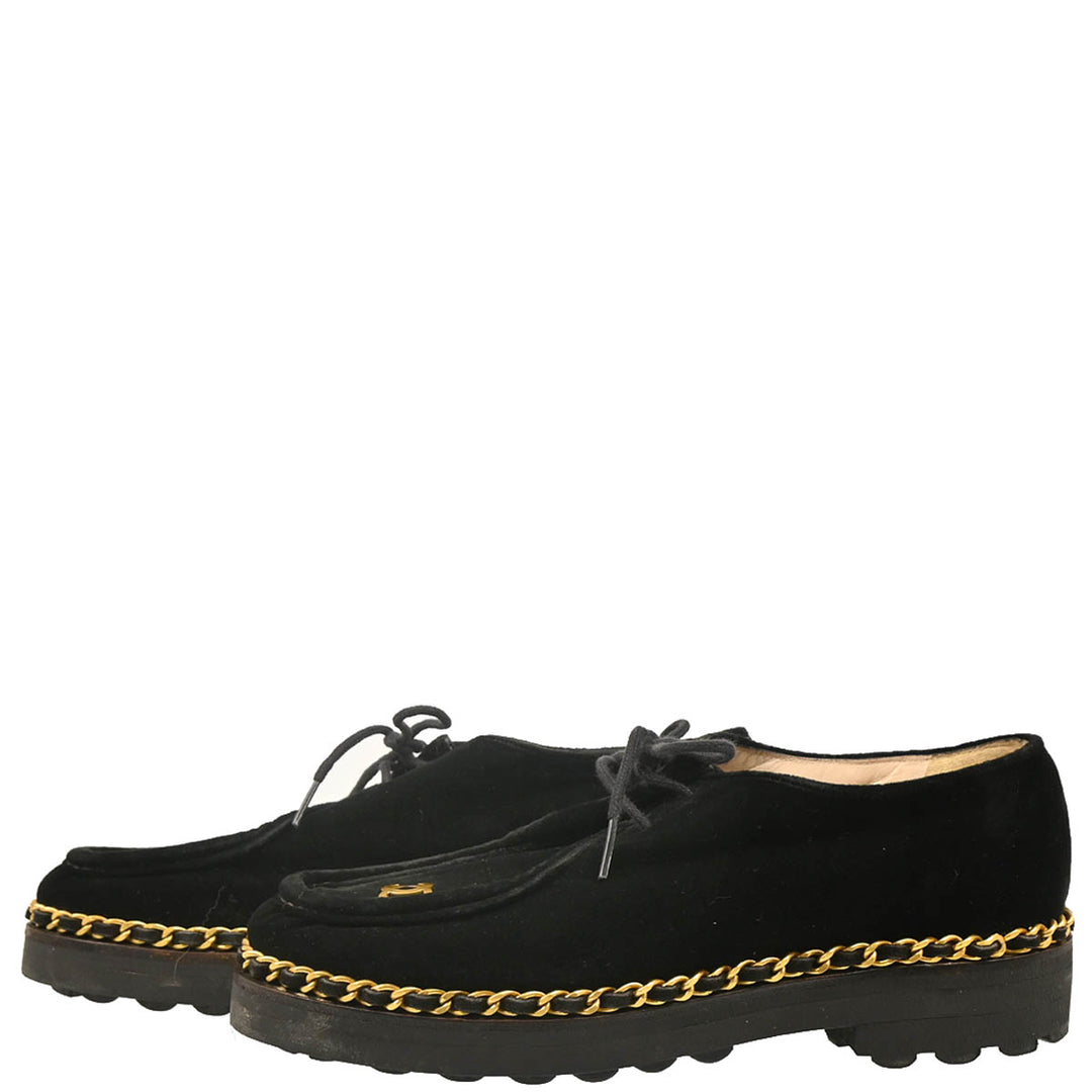 Chanel * Black Velvet Shoes Sneakers #37 – AMORE Vintage Tokyo