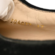 Chanel * Black Velvet Shoes Sneakers #37