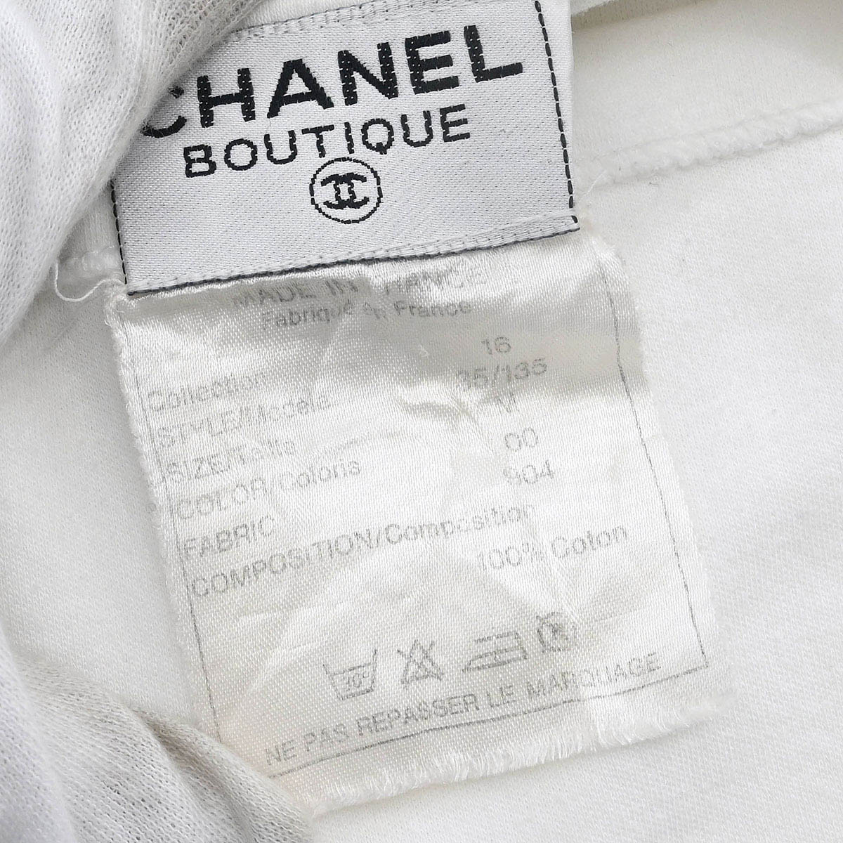 Chanel T-shirt White #M