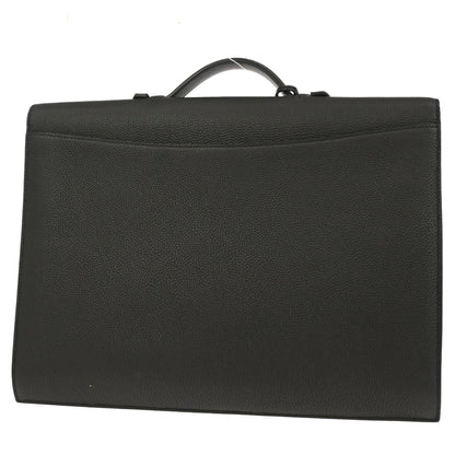 Hermes Black Togo Sac a Depeches 38 Business Bag Handbag