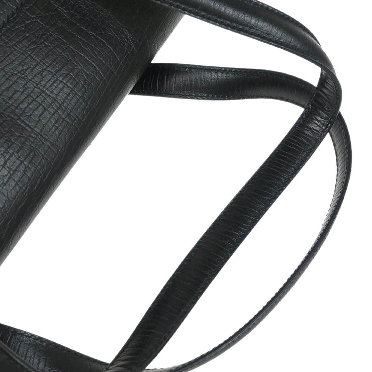 Gucci Black GG Bamboo Handbag