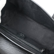 Gucci Black GG Bamboo Handbag