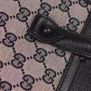 Gucci Black GG Bamboo Handbag