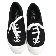 Chanel * Black Shoes Sneakers #37