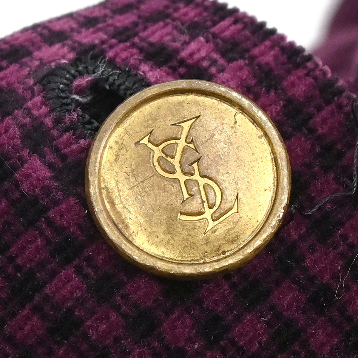 Yves Saint Laurent Setup Suit Jacket Skirt Bordeaux #M