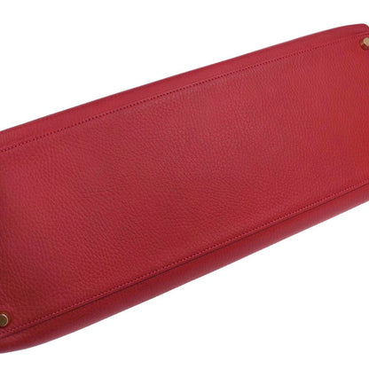 Hermes Rouge Garance Ardennes Kelly 40 Retourne Handbag