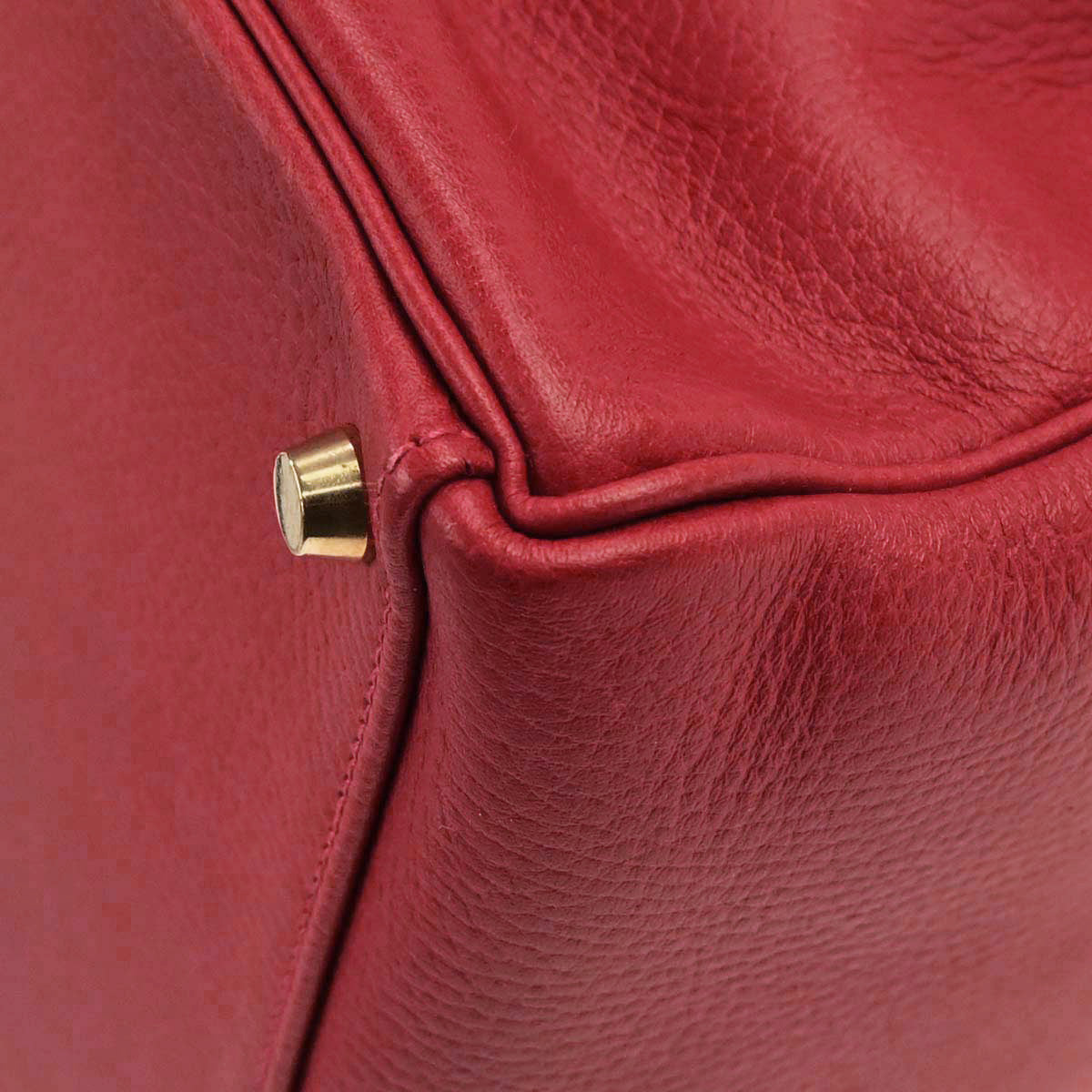 Hermes Rouge Garance Ardennes Kelly 40 Retourne Handbag
