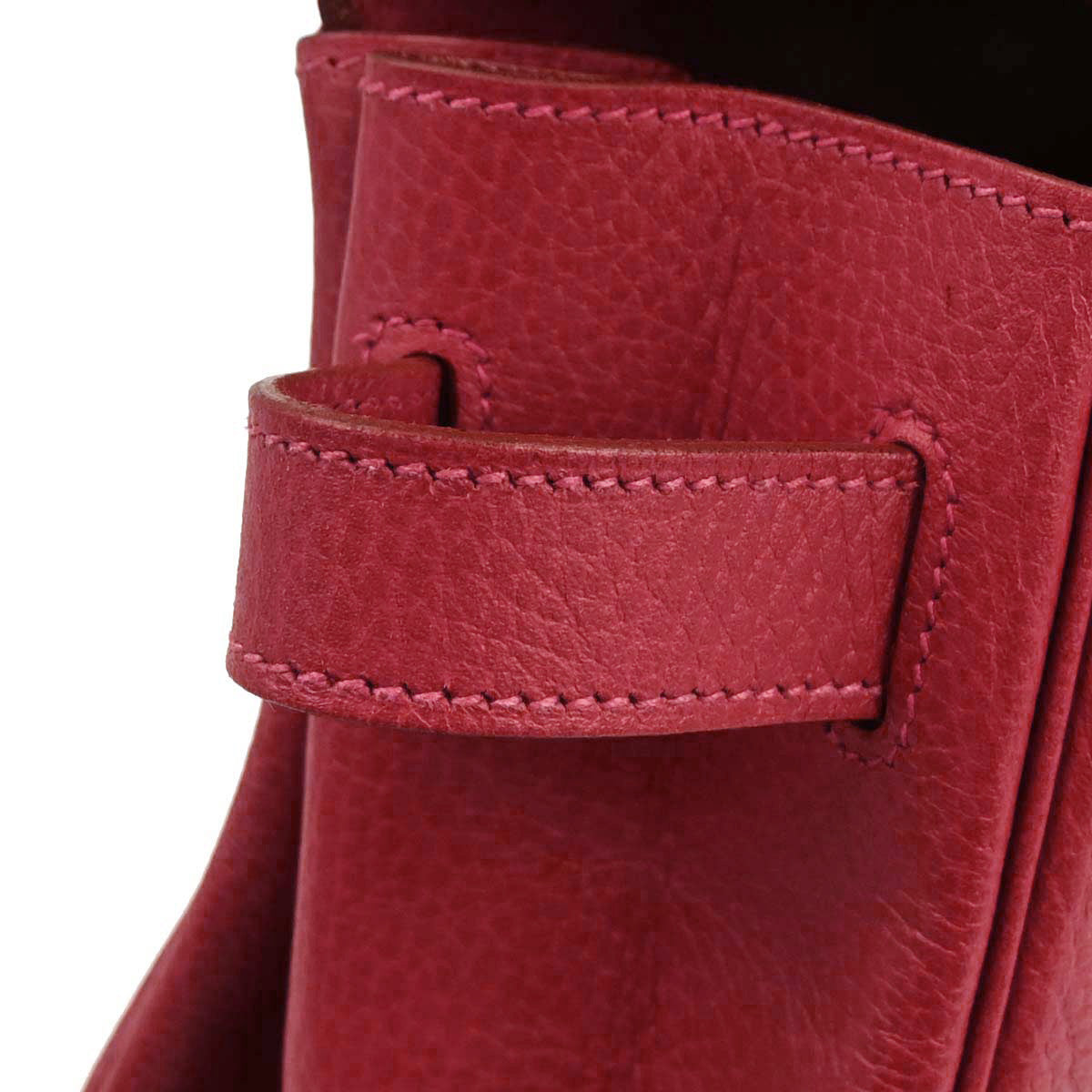 Hermes Rouge Garance Ardennes Kelly 40 Retourne Handbag