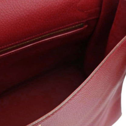 Hermes Rouge Garance Ardennes Kelly 40 Retourne Handbag