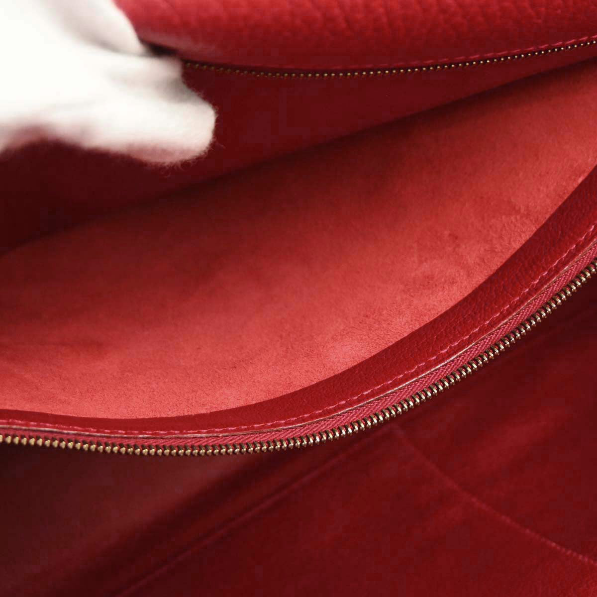 Hermes Rouge Garance Ardennes Kelly 40 Retourne Handbag