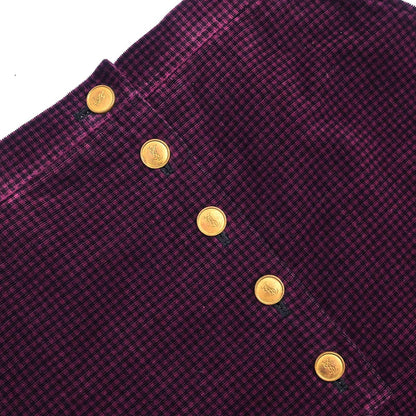 Yves Saint Laurent Setup Suit Jacket Skirt Bordeaux #M