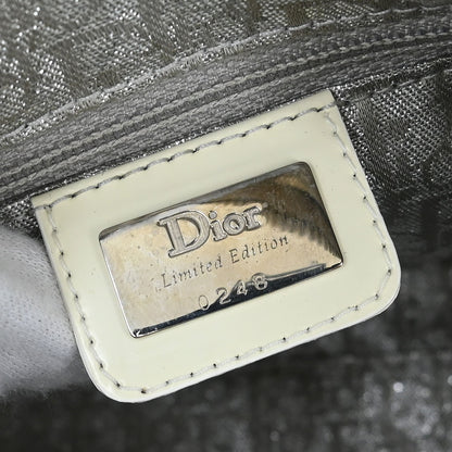 Christian Dior * White Python Gambler Dice Handbag