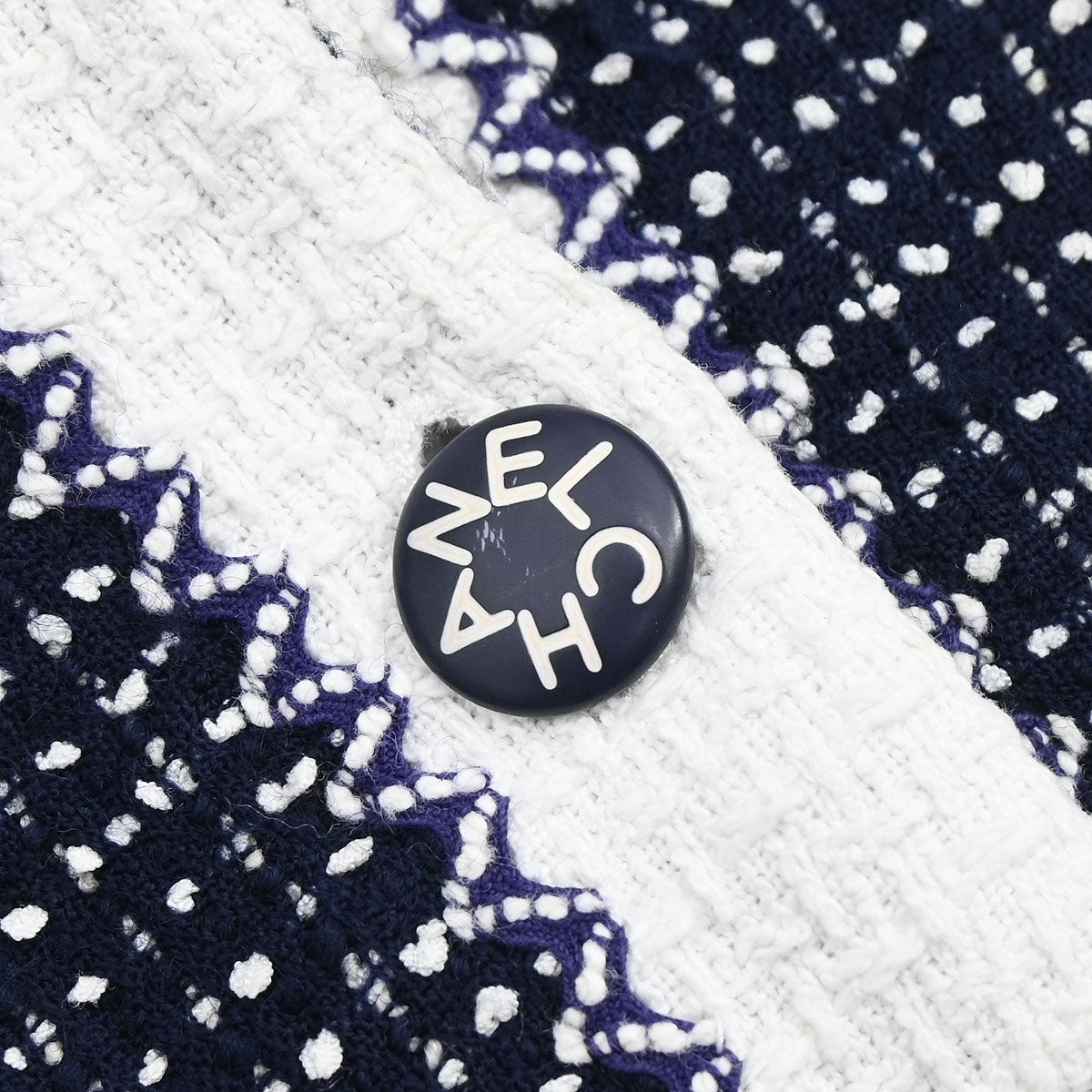 Chanel 1996 Setup Suit Jacket Skirt Navy #38