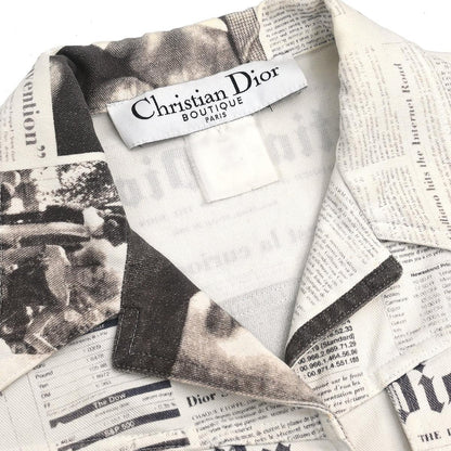 克里斯蒂安·迪奥（Christian Dior）2000报纸夹克白色