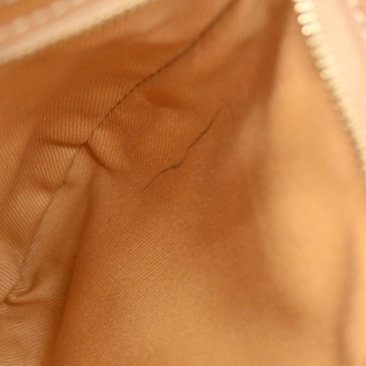 Celine Navy Cotton Macadam C Handbag