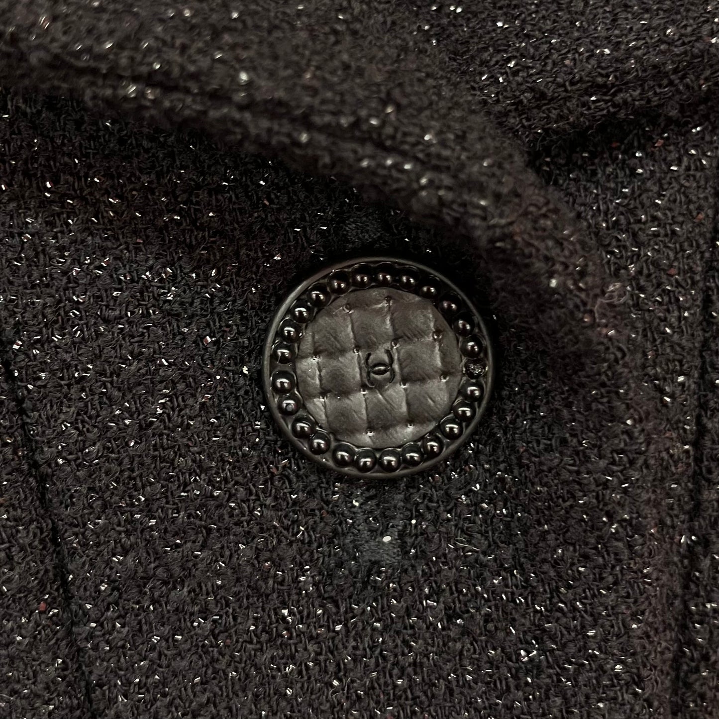 Chanel 2003 Single Breasted Jacket Black #34