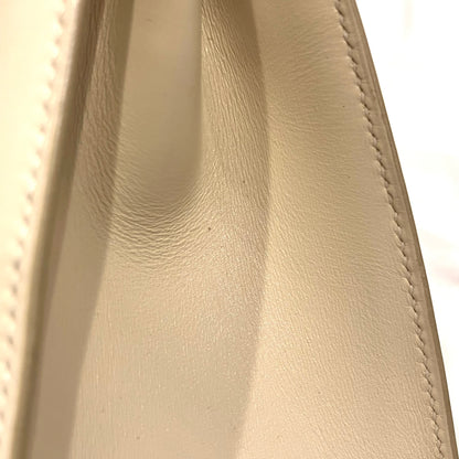 Hermes 2000 Beige Box Calf Kelly 32 Sellier 2way Shoulder Handbag