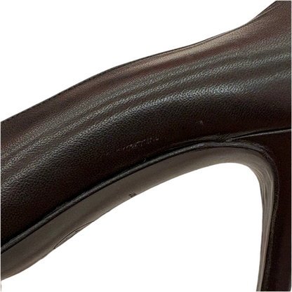 Chanel * Black Lambskin Turnlock Pumps Shoes #35