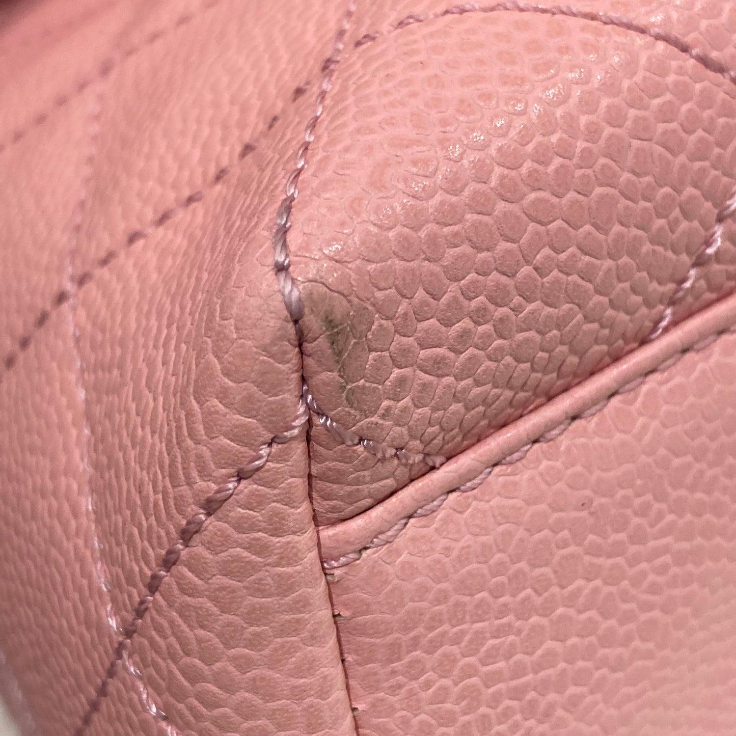 Chanel 2004-2005 Pink Caviar Kelly Handbag