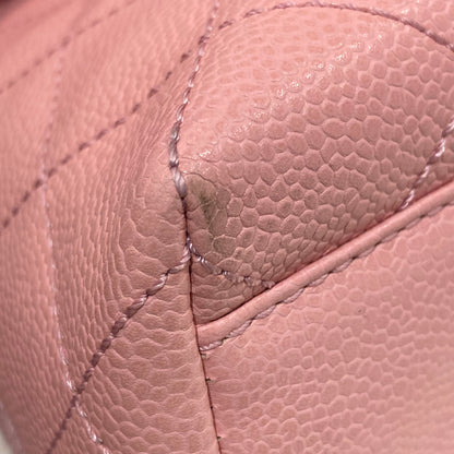 Chanel 2004-2005 Pink Caviar Kelly Handbag