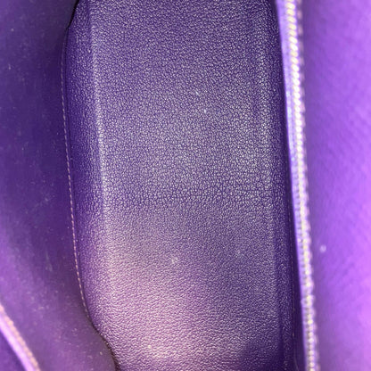 Hermes 2010 Violet Epsom Kelly 25 Retourne