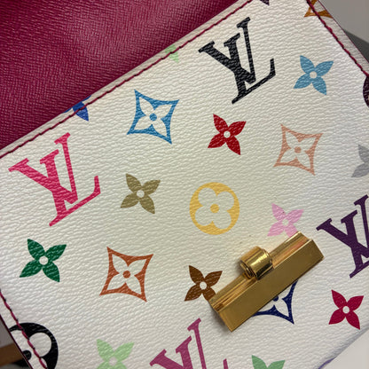 Louis Vuitton White Multicolor Heartbreaker Shoulder Bag M40660