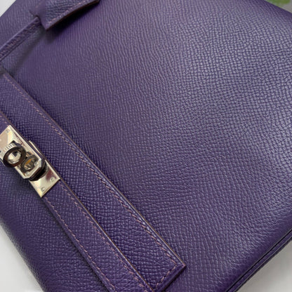 Hermes 2010 Violet Epsom Kelly 25 Retourne