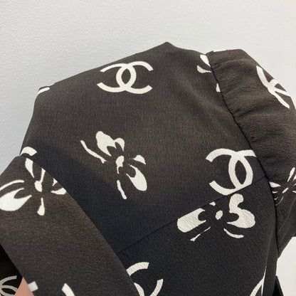 Chanel 1997 Shirt Dress Black #38