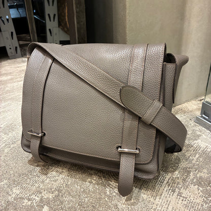 Hermes Etain Taurillon Clemence Steve Caporal 27 Shoulder Bag