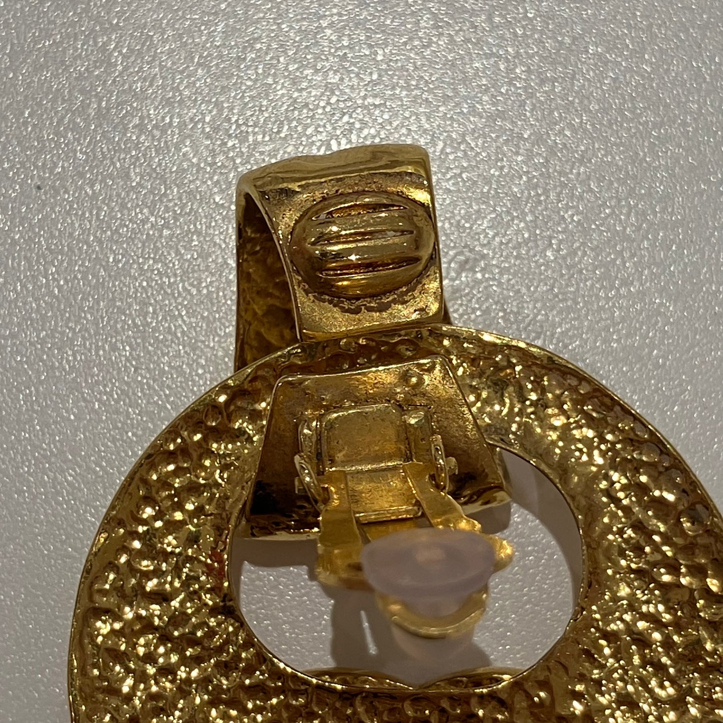 Chanel Dangle Earrings Clip-On Gold 94P