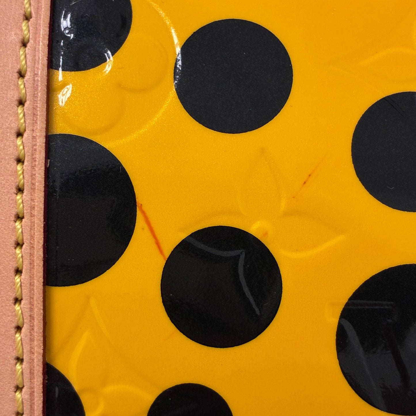 Louis Vuitton Yellow Pumpkin Dot Papillon 30 Handbag M40688
