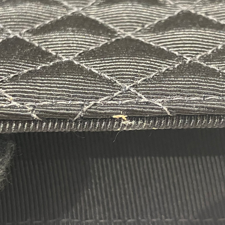 Chanel 2005-2006 Black Emblem Chain Shoulder Bag
