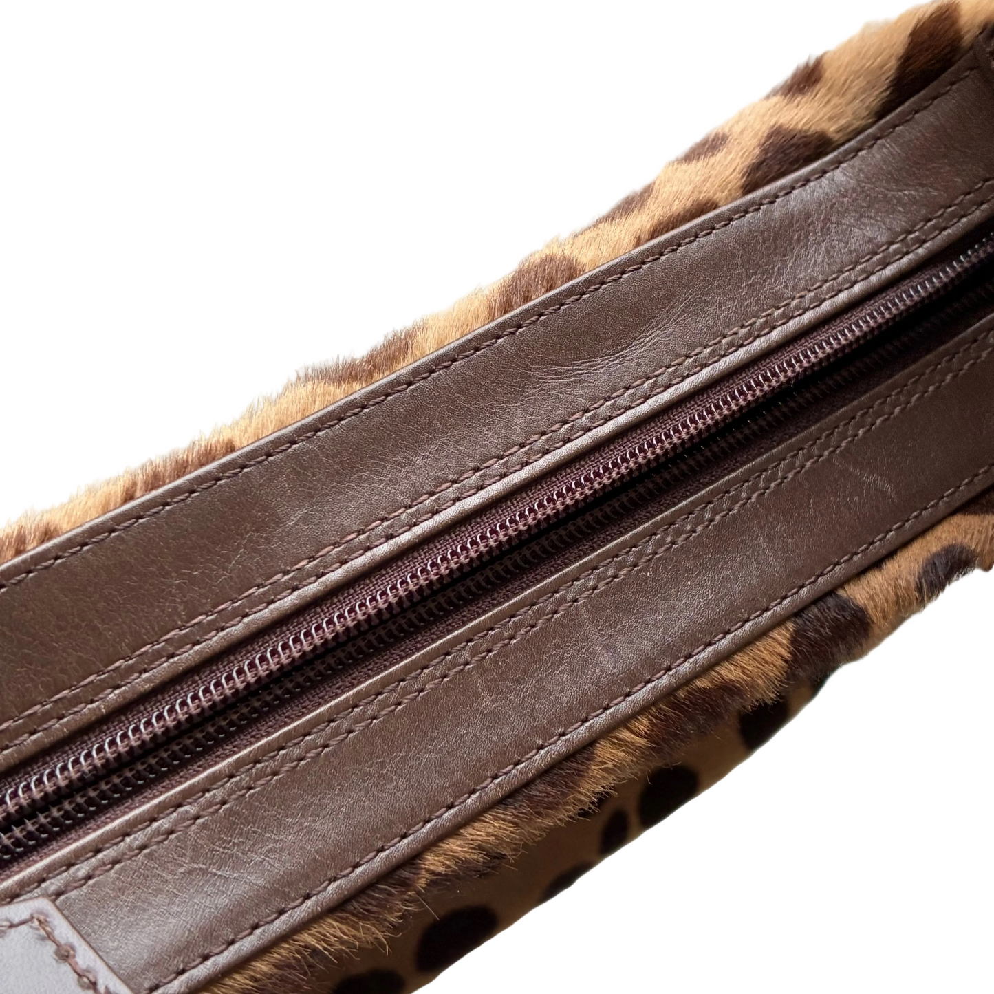 Yves Saint Laurent * Pony Hair Cheetah Shoulder Bag