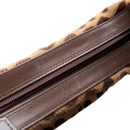 Yves Saint Laurent * Pony Hair Cheetah Shoulder Bag