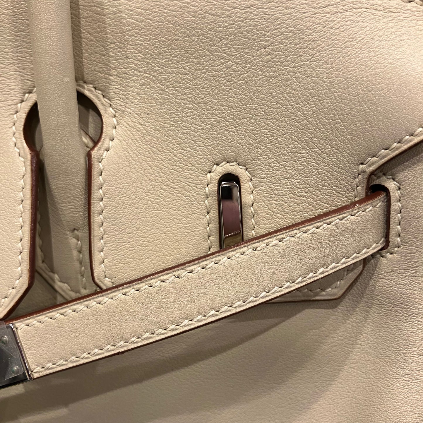 Hermes Parchemin Swift Birkin 25 Handbag