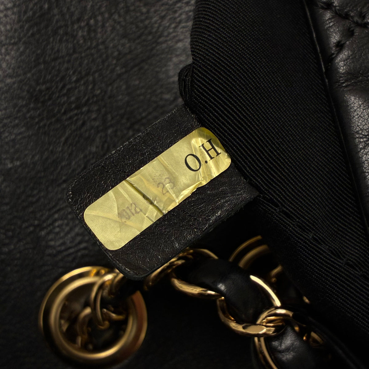 Chanel 2012 Black Calfskin Chain Me Shoulder Bag