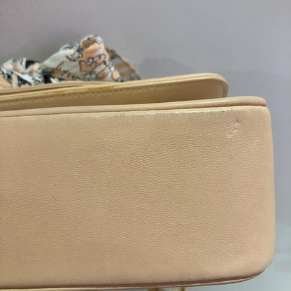 Chanel 2003-2004 Pink Satin Chain Shoulder Bag