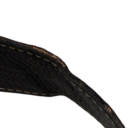 Christian Dior 2002 Black Leather Saddle Shoulder Bag