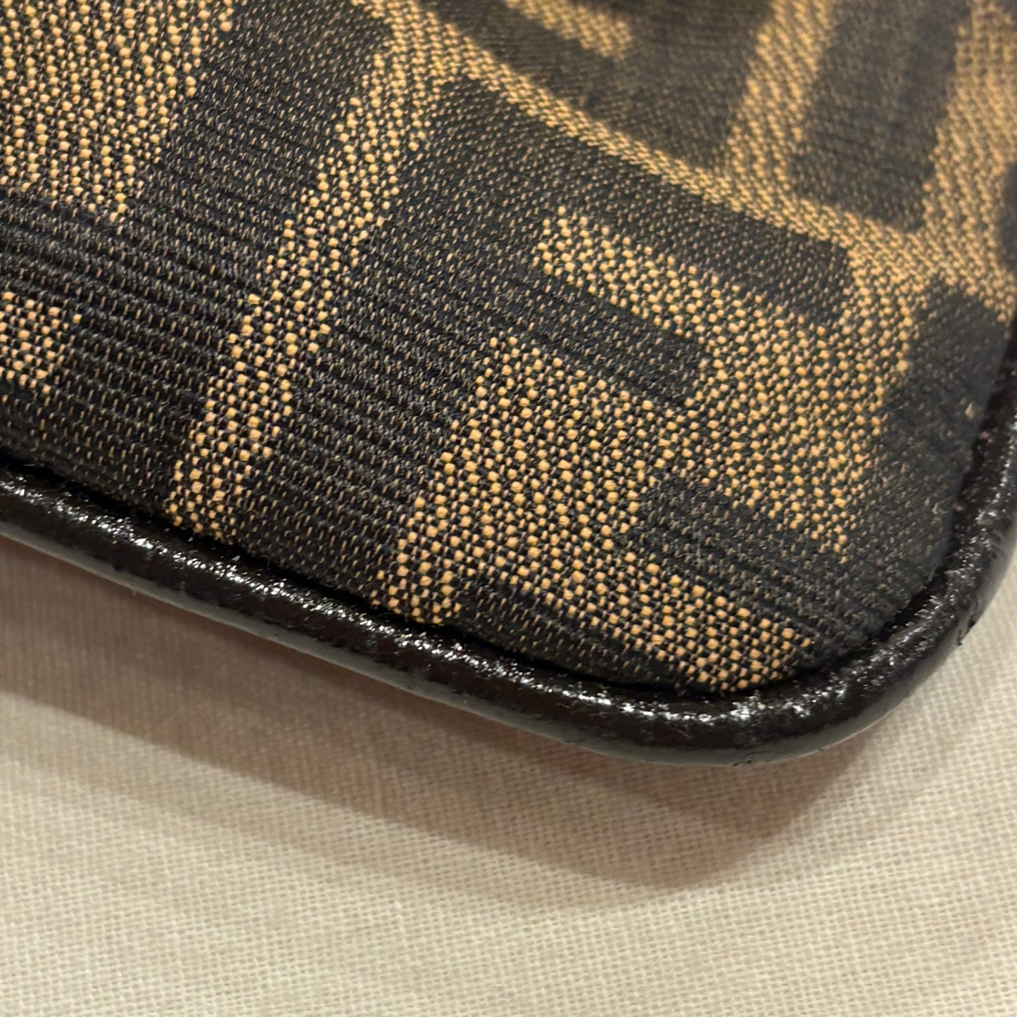 Fendi Brown Zucca Shoulder Bag
