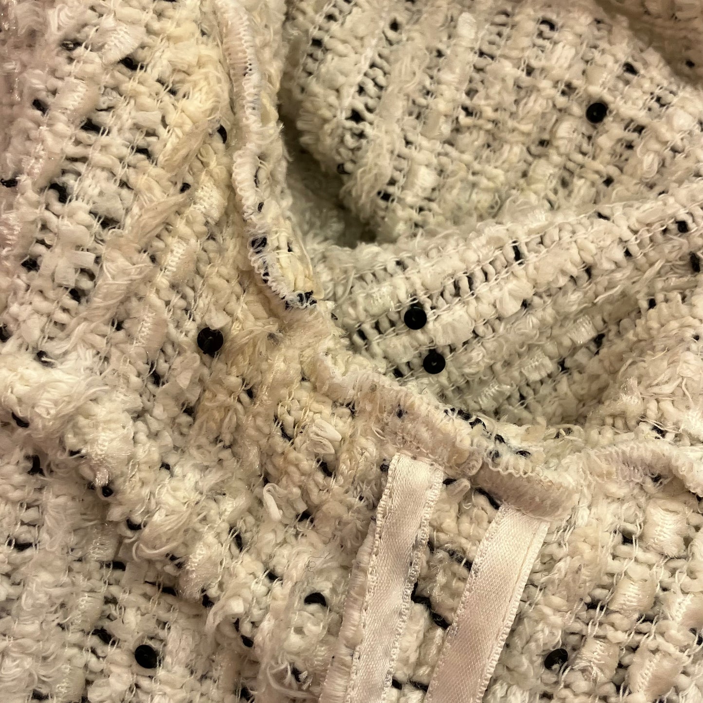 Chanel 2005 Single Breasted Collarless Jacket White #40