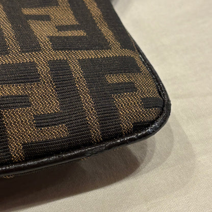 Fendi Brown Zucca Shoulder Bag