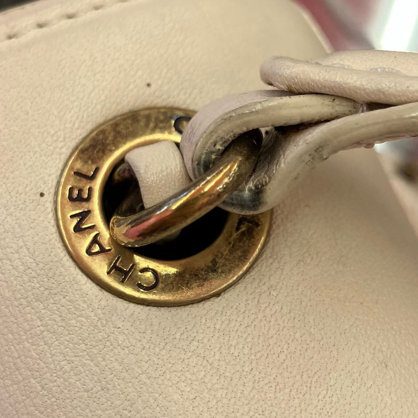 Chanel 2017 Beige Calfskin Coco Curve 2way Handbag