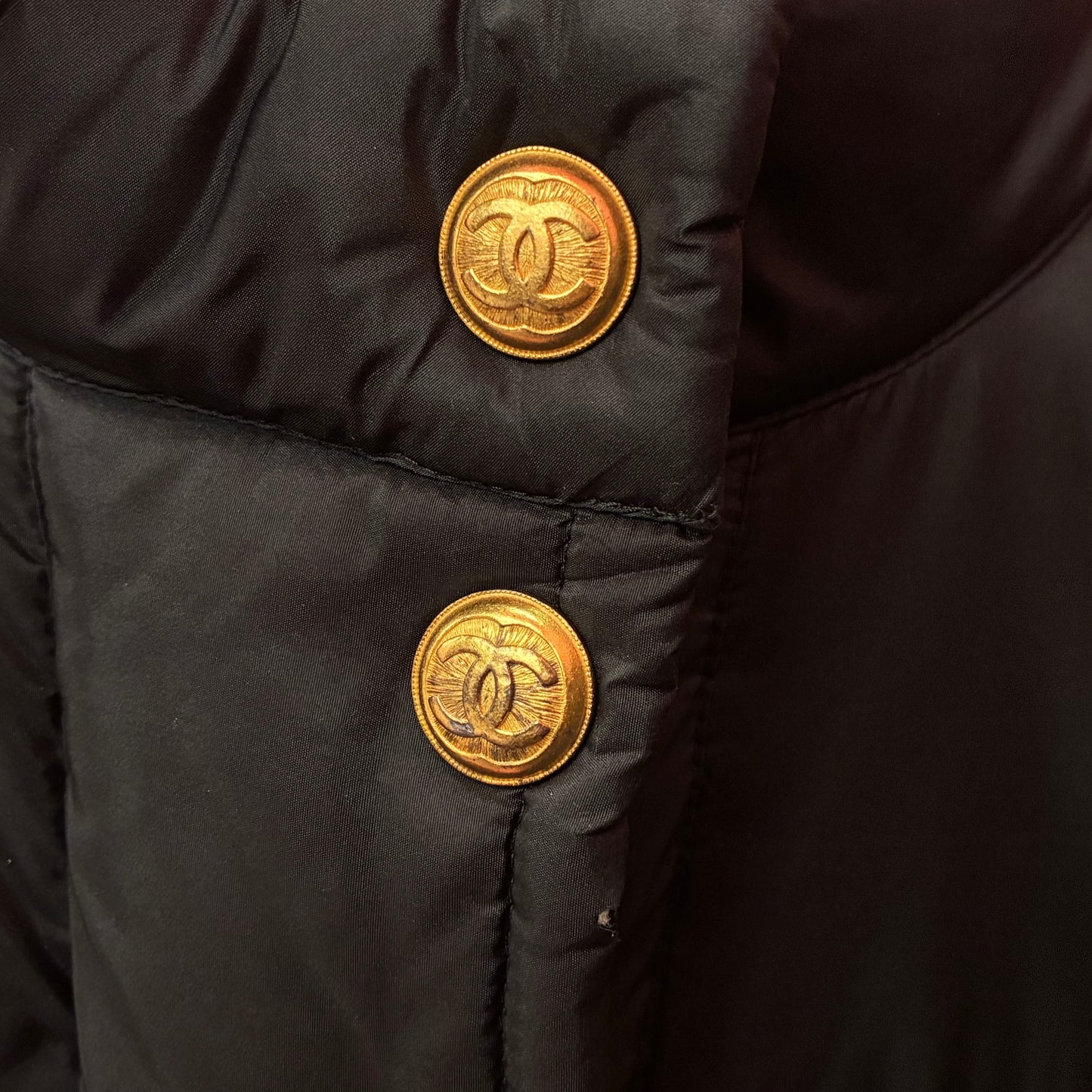 Chanel 1996 Zip Up Jacket Black #38