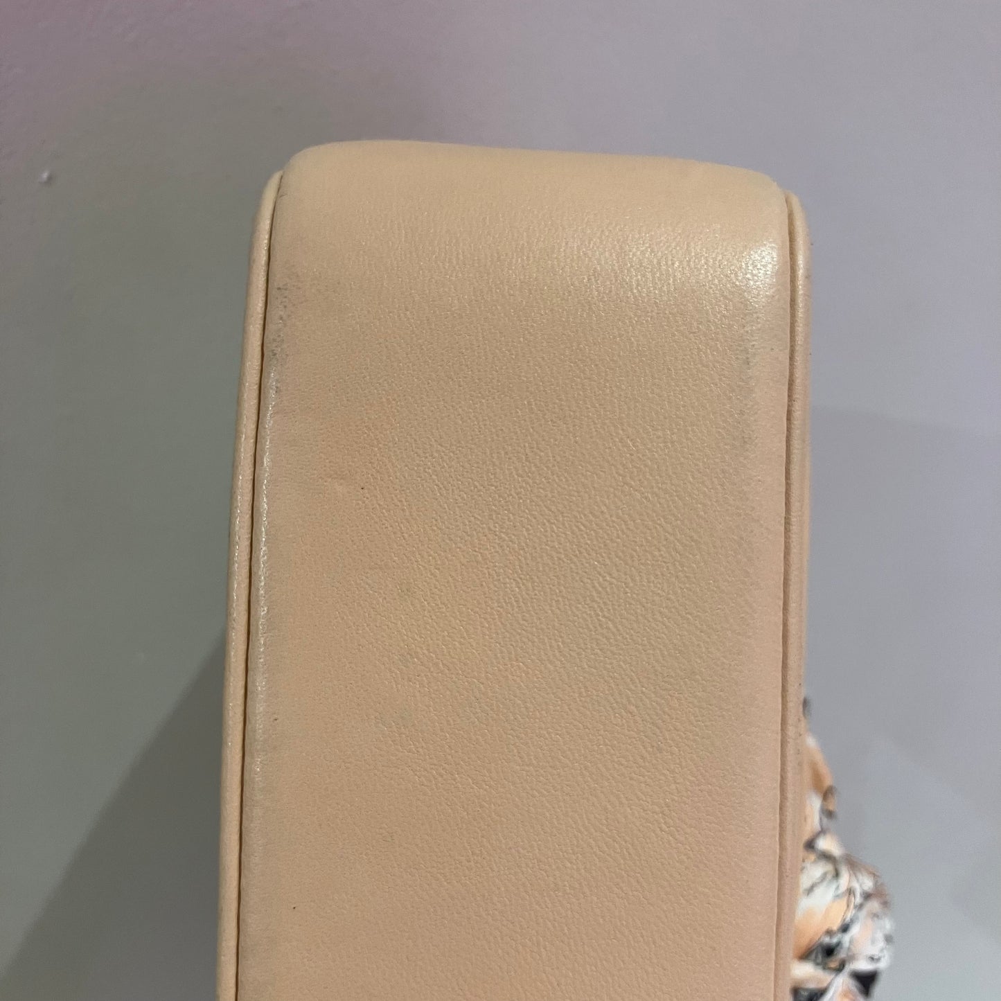 Chanel 2003-2004 Pink Satin Chain Shoulder Bag