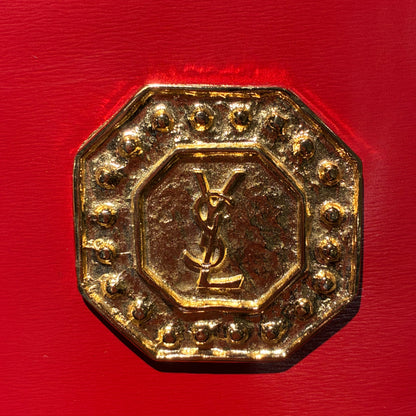 Yves Saint Laurent Red Backpack