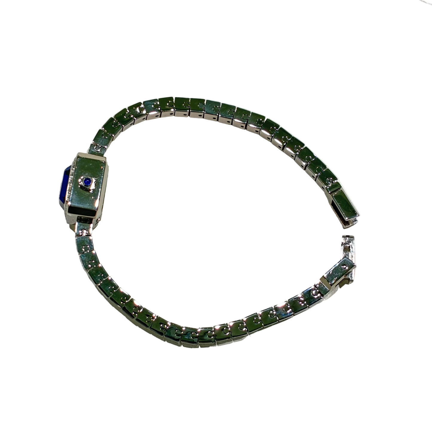 Corum Sugar Cube Ref.137.423.47 Quartz Watch SS Diamond