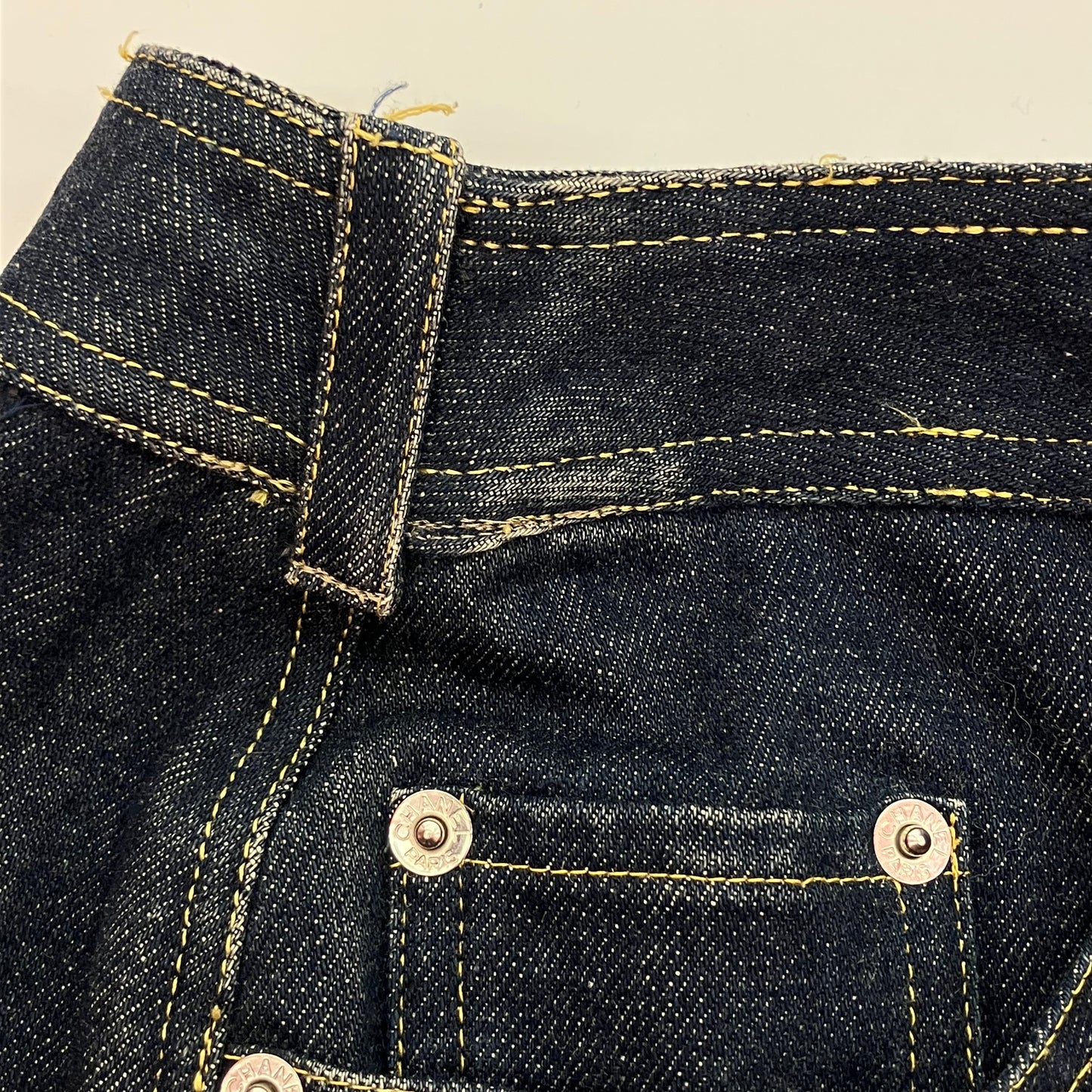 Chanel Denim Skirt Indigo #38