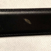 Hermes 1995 Black Box Calf Constance Reversible Belt #70 Small Good